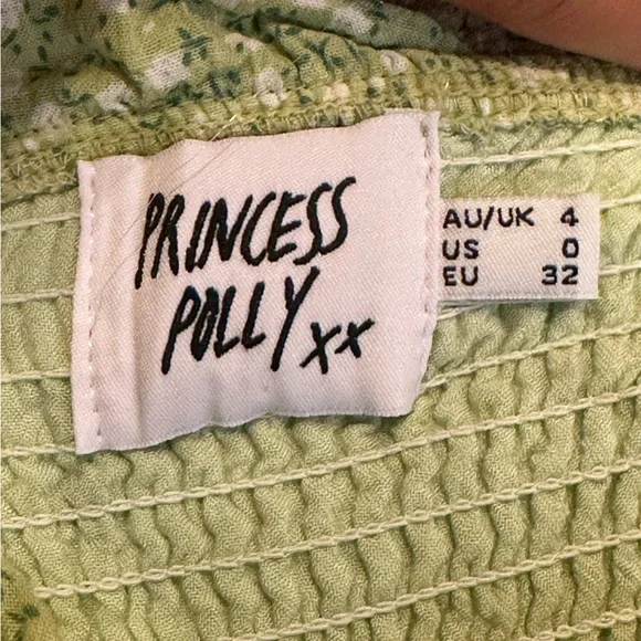 Princess Polly Bodycon Green Floral Mini Dress - Picture 4 of 4